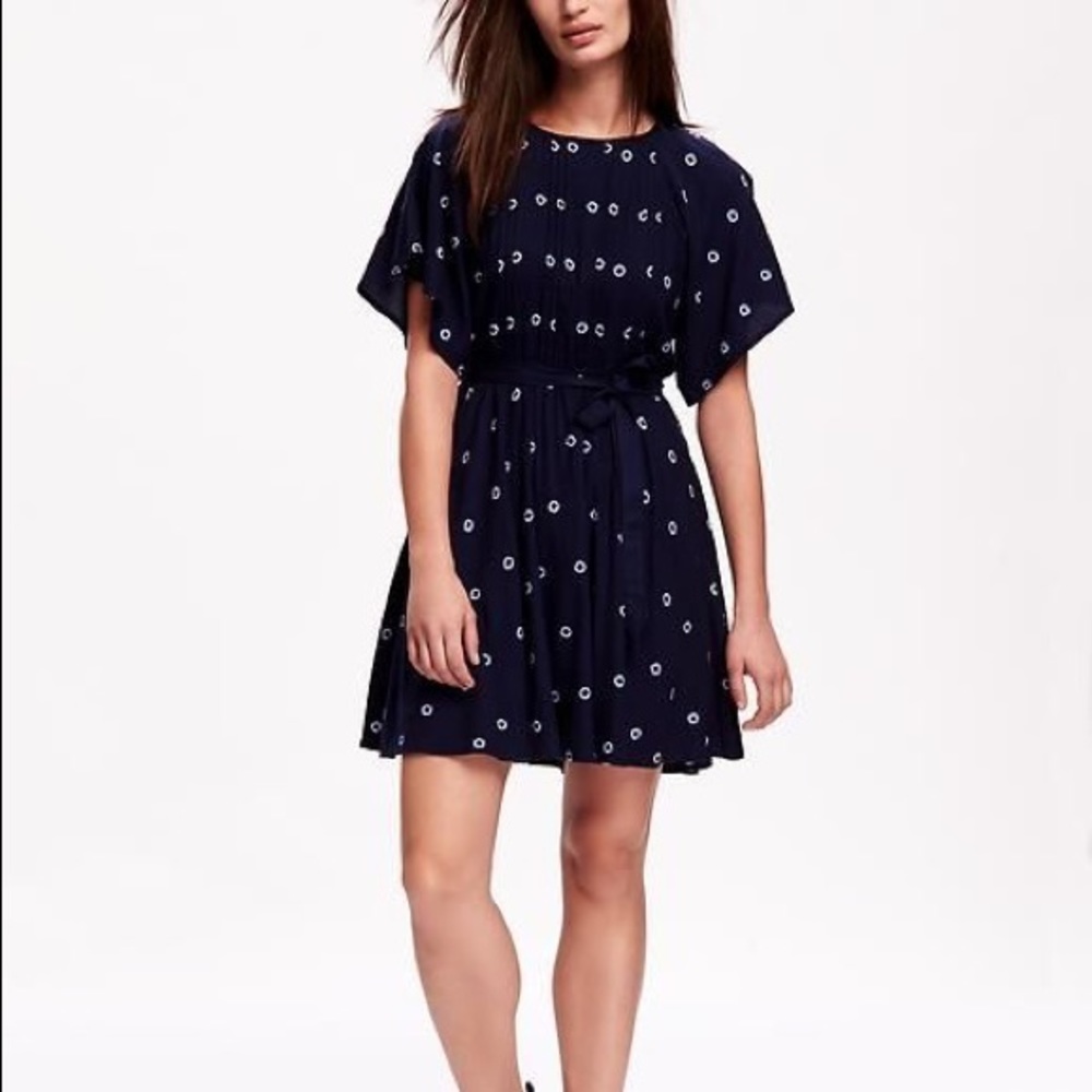 Old Navy • Belted Flare Dress